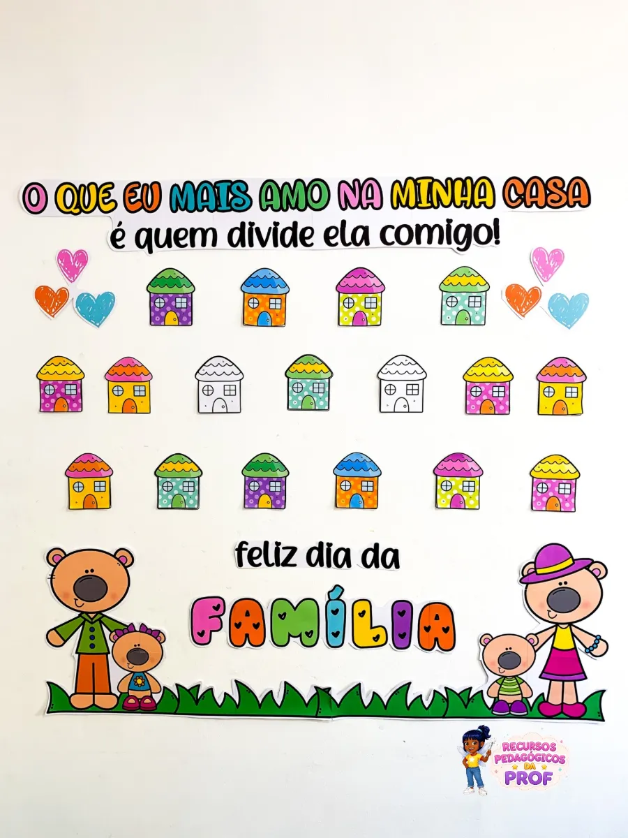 Painel Dia Nacional da Família — amostra 2: Uma proposta encantadora e interativa para celebrar e fortalecer os laços…