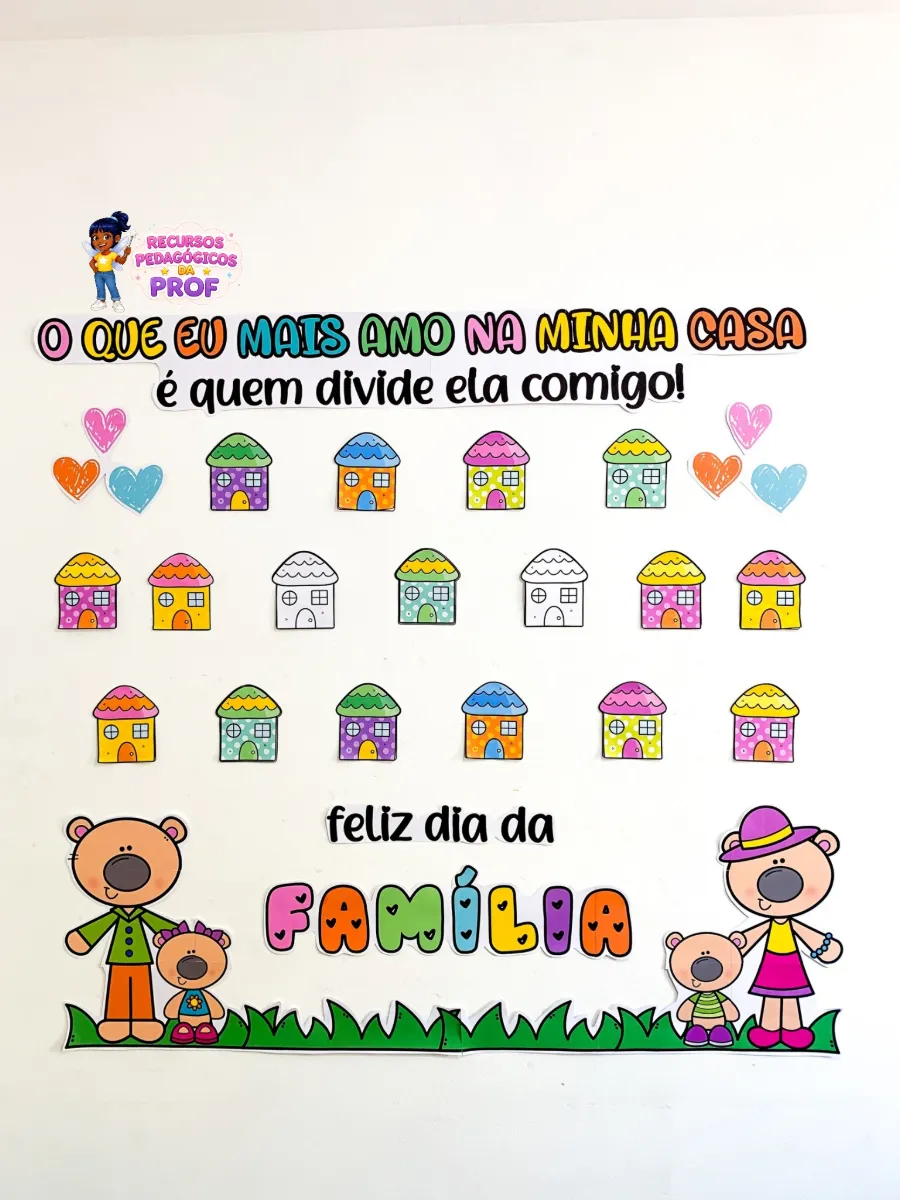 Painel Dia Nacional da Família — amostra 7: Uma proposta encantadora e interativa para celebrar e fortalecer os laços…