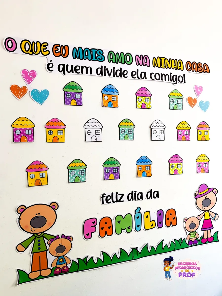 Painel Dia Nacional da Família — Atividades para Todas as séries: Uma proposta encantadora e interativa para celebrar e…