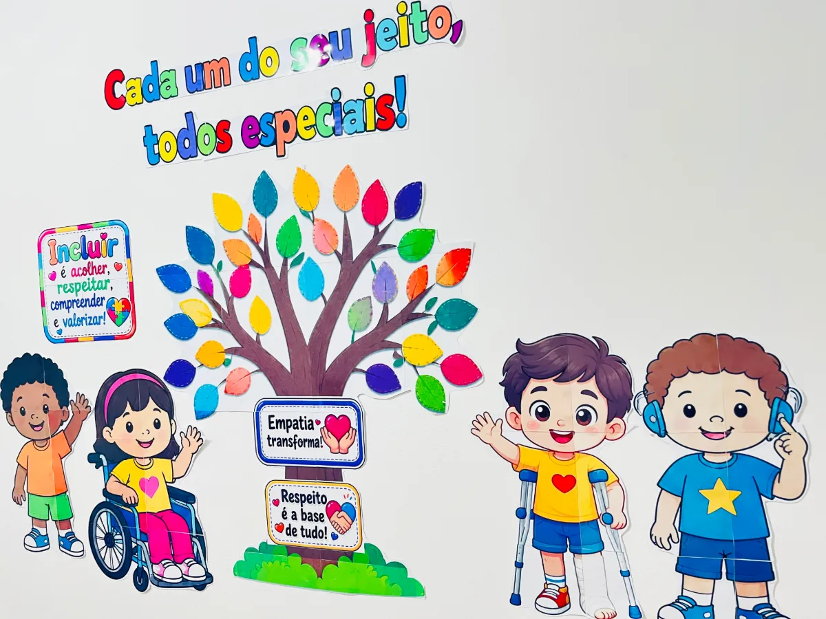 Painel Dia Nacional da Pessoa com Deficiência — amostra 2: Um recurso colorido, inclusivo e cheio de significado para…