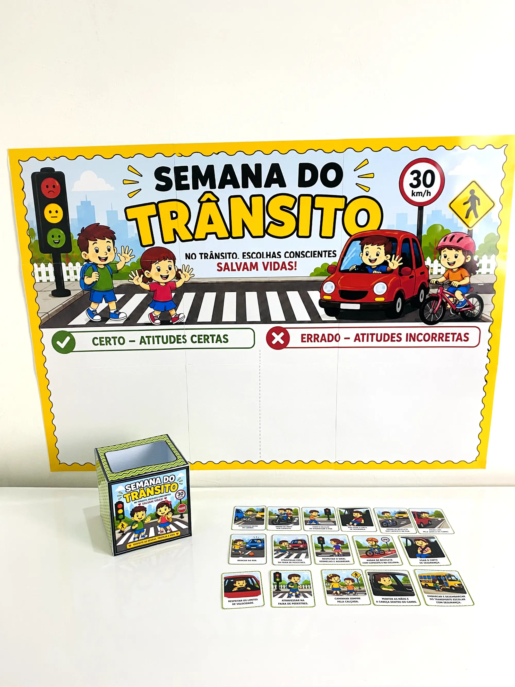 Painel Dia Nacional do Trânsito - 25 de Setembro - BNCC EF05HI05 — Alfabetização para Educação Infantil: Um recurso lúdico,…