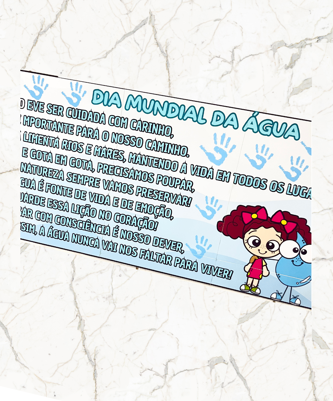 Painel do Dia da Água para imprimir — amostra 2: O que é este recurso