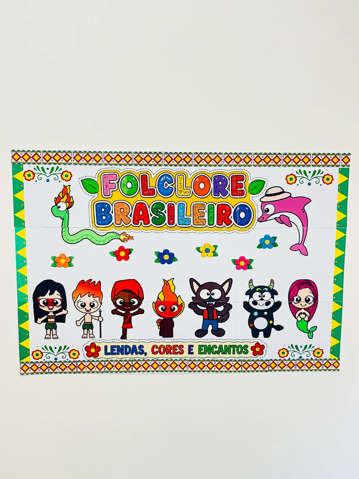 Painel do Folclore Brasileiro – Lendas, Cores e Encantos — capa do material