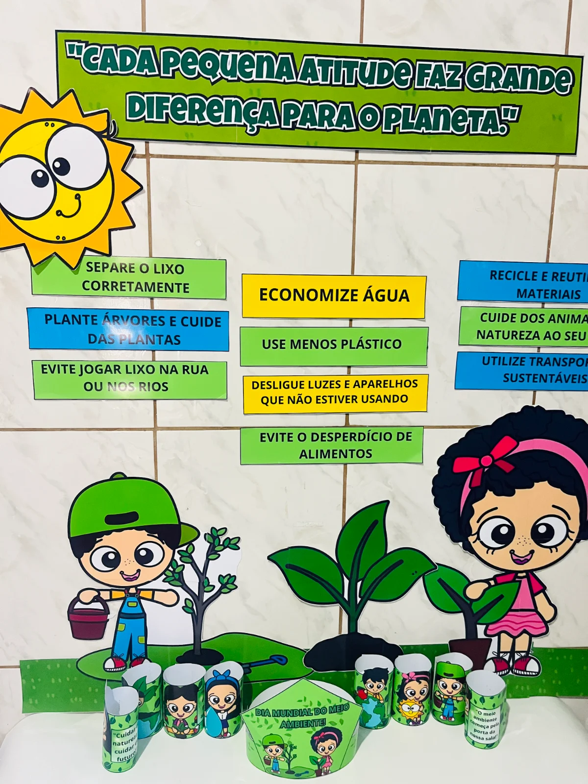 🌿 PAINEL DO MEIO AMBIENTE - EDUCAR COM CONSCIÊNCIA! 🌿 — amostra 5: Transforme sua sala de aula em um espaço de amor e…