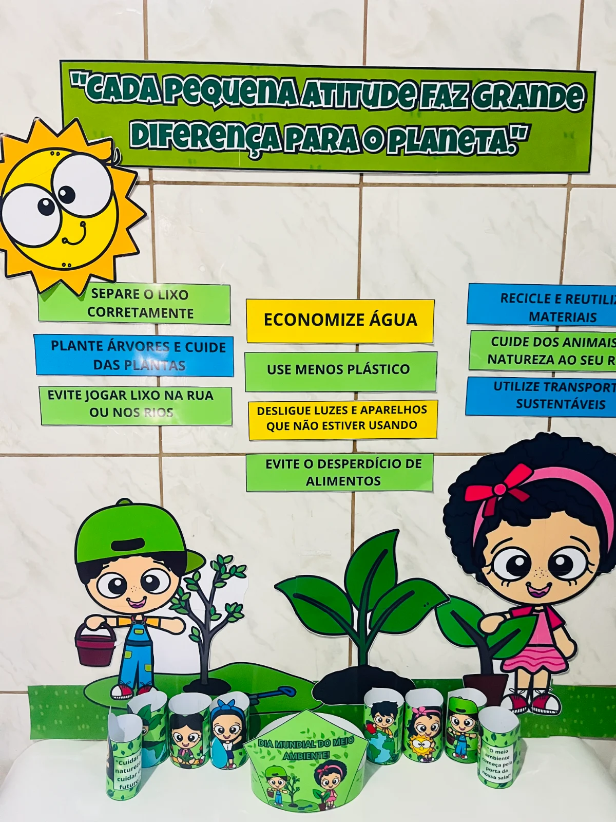 🌿 PAINEL DO MEIO AMBIENTE - EDUCAR COM CONSCIÊNCIA! 🌿 — capa do material
