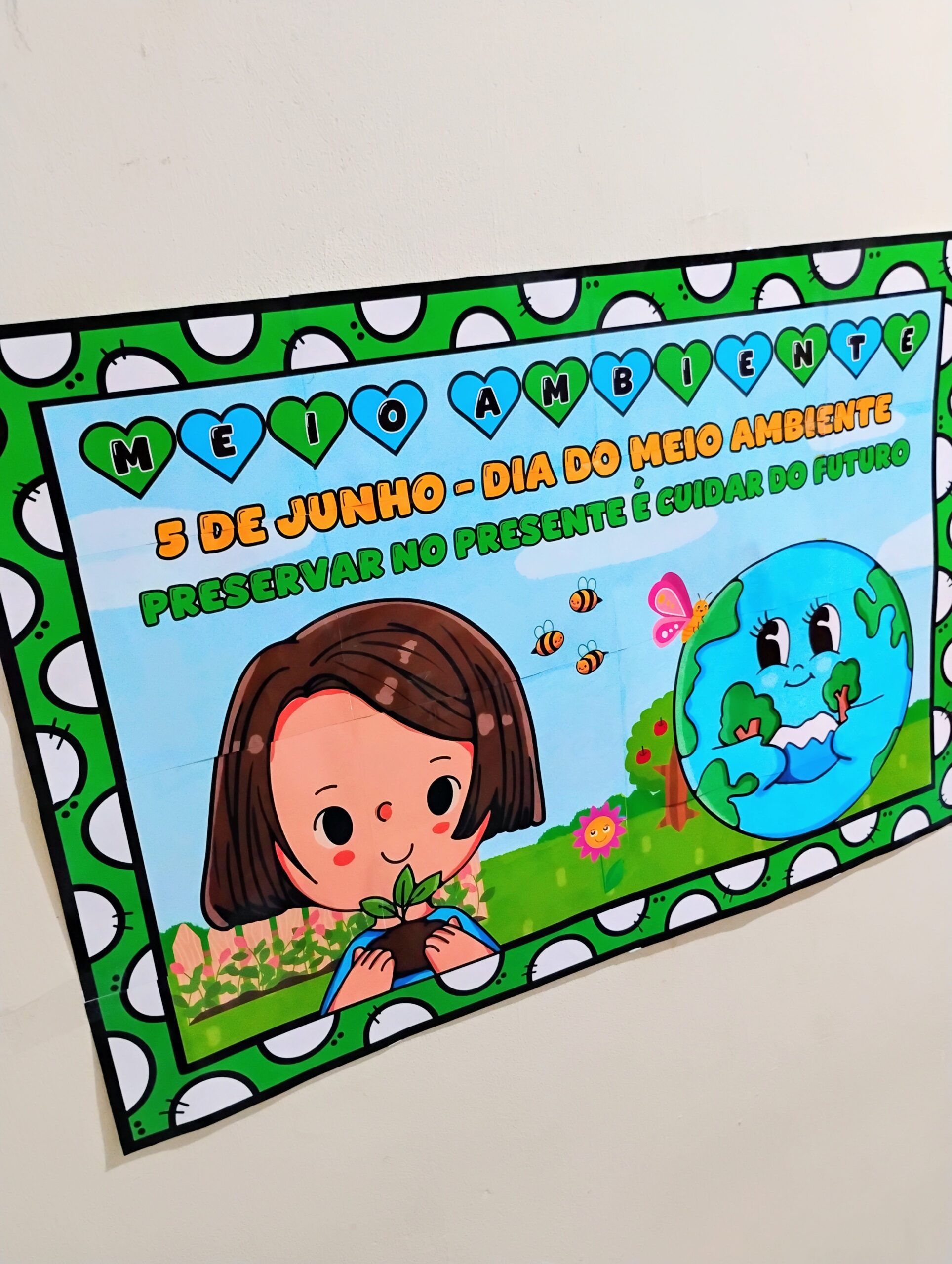 Painel do meio ambiente – PDF para Imprimir | Educação Infantil — amostra 3: Formato e entrega