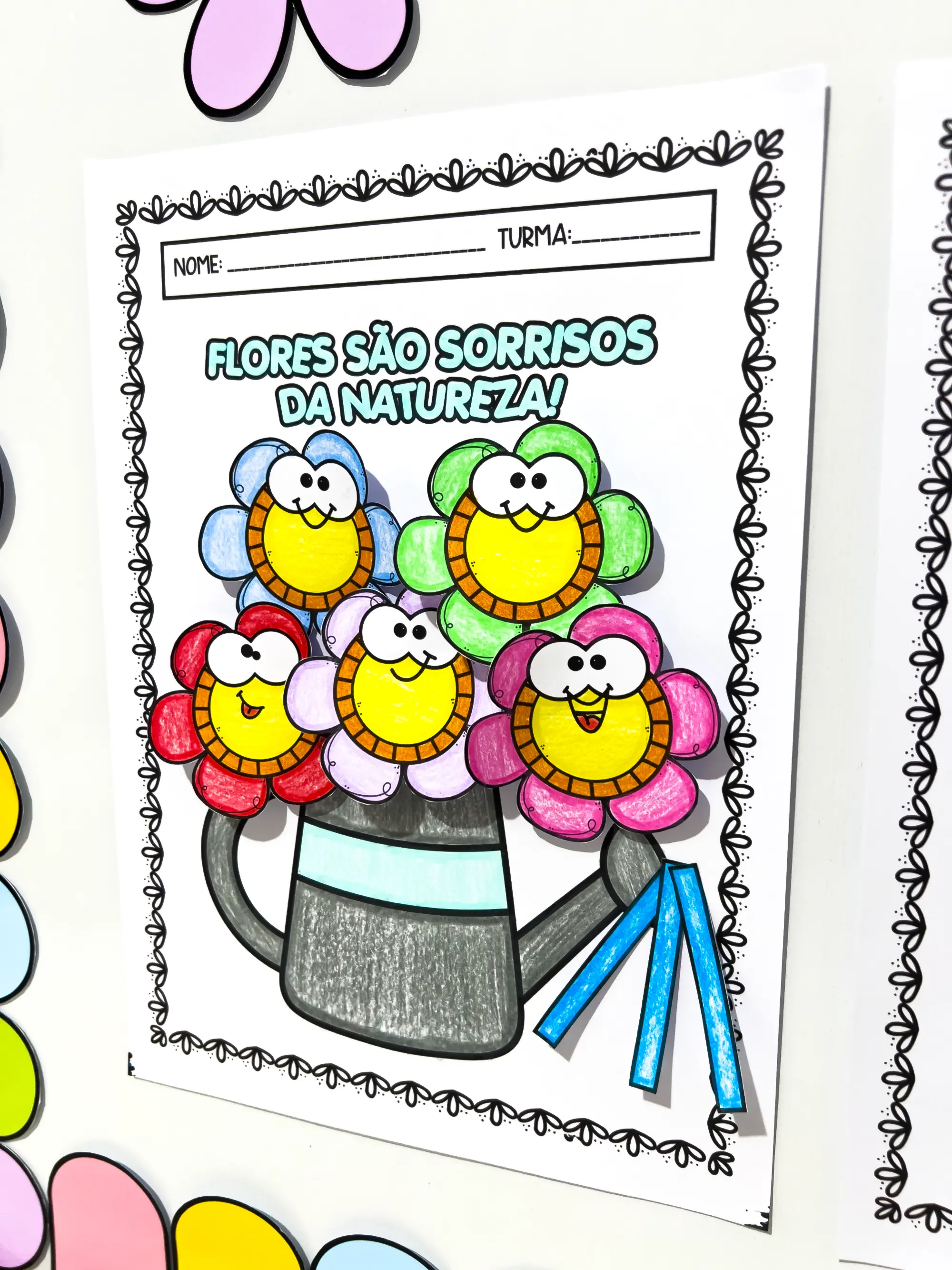 Painel e Atividades de Primavera para Educação Infantil — amostra 1: Atividades de Primavera é um recurso lúdico e criativo…