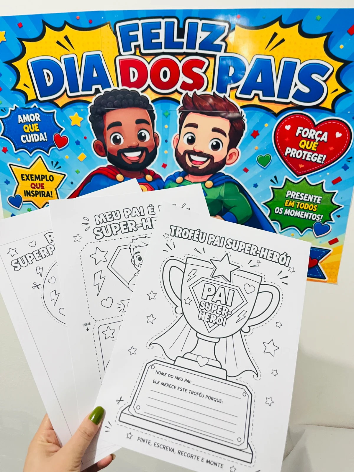 Painel e Atividades Dia dos Pais – Pais Super-Heróis 💙 — amostra 2: Painel e Atividades Dia dos Pais Pais Super-Heróis… Painel e Atividades Dia dos Pais – Pais Super-Heróis 💙 — amostra 2: Painel e Atividades Dia dos Pais Pais Super-Heróis…