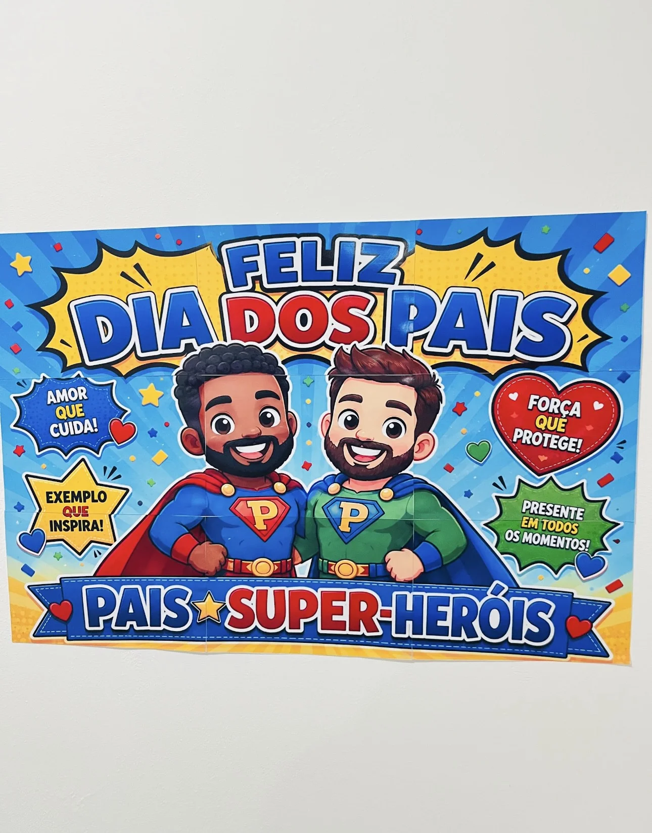 Painel e atividades dia dos pais — amostra 2: 💙✨ PAINEL E ATIVIDADES DIA DOS PAIS ✨💙 Prepare um momento inesquecível para…