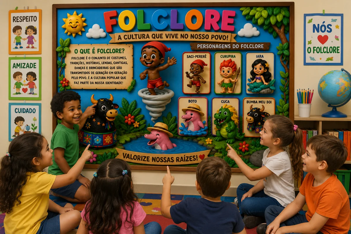 Painel e Atividades Folclore | Educação Infantil e Anos Iniciais — amostra 3: Trabalhar o Folclore na Educação Infantil e…