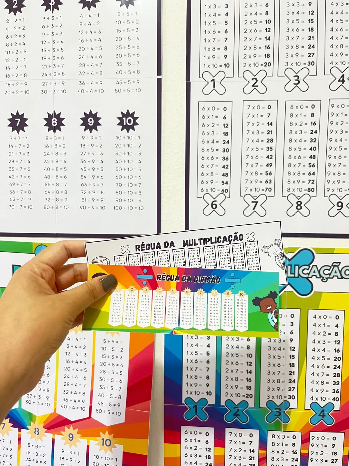 Painel e régua de multiplicação e divisão — amostra 1: 🎯 Facilite o aprendizado de multiplicação e divisão na sua sala de… Painel e régua de multiplicação e divisão — amostra 1: 🎯 Facilite o aprendizado de multiplicação e divisão na sua sala de…