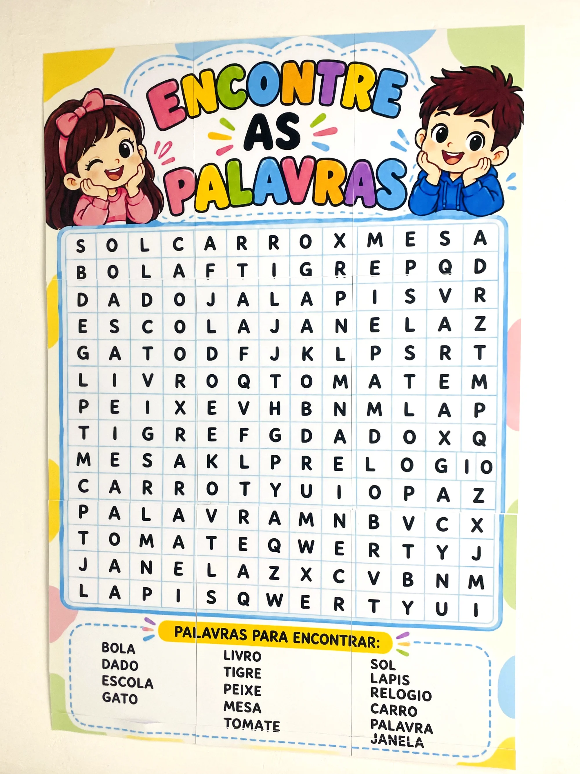 PAINEL ENCONTRE AS PALAVRAS! ANOS INICIAIS — amostra 1: Torne os momentos de aprendizagem ainda mais divertidos e…