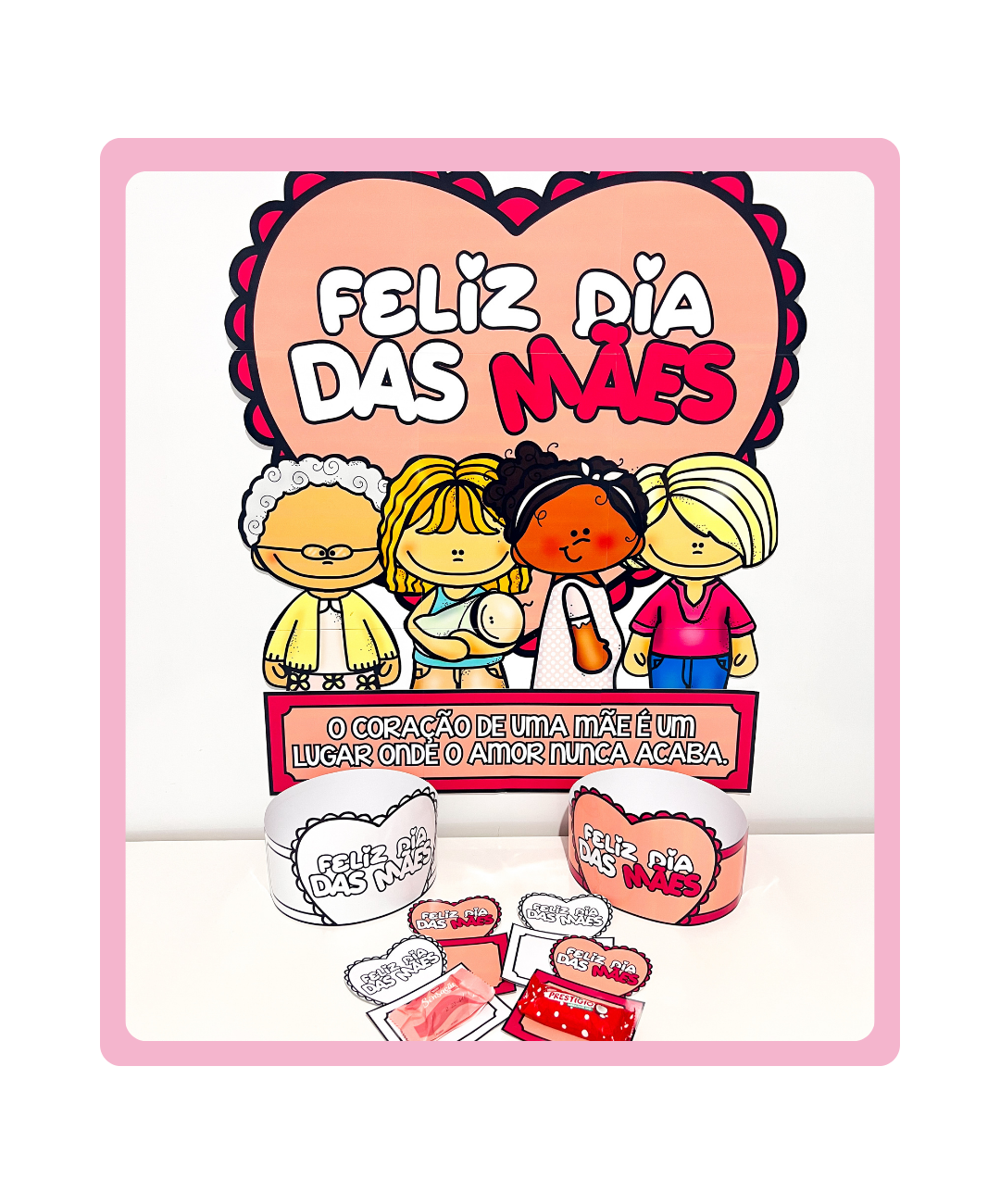 Painel escolar de Dia das Mães para imprimir — Datas comemorativas para Todas as séries: Prepare a sala para o Dia das Mães…