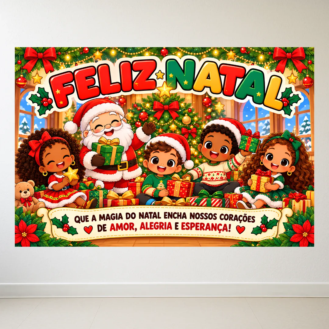 Painel Escolar de Natal – Feliz Natal (2 tamanhos) — amostra 1: 🎄❤️ PAINEL DE NATAL PARA IMPRIMIR — UMA DECORAÇÃO CHEIA DE…