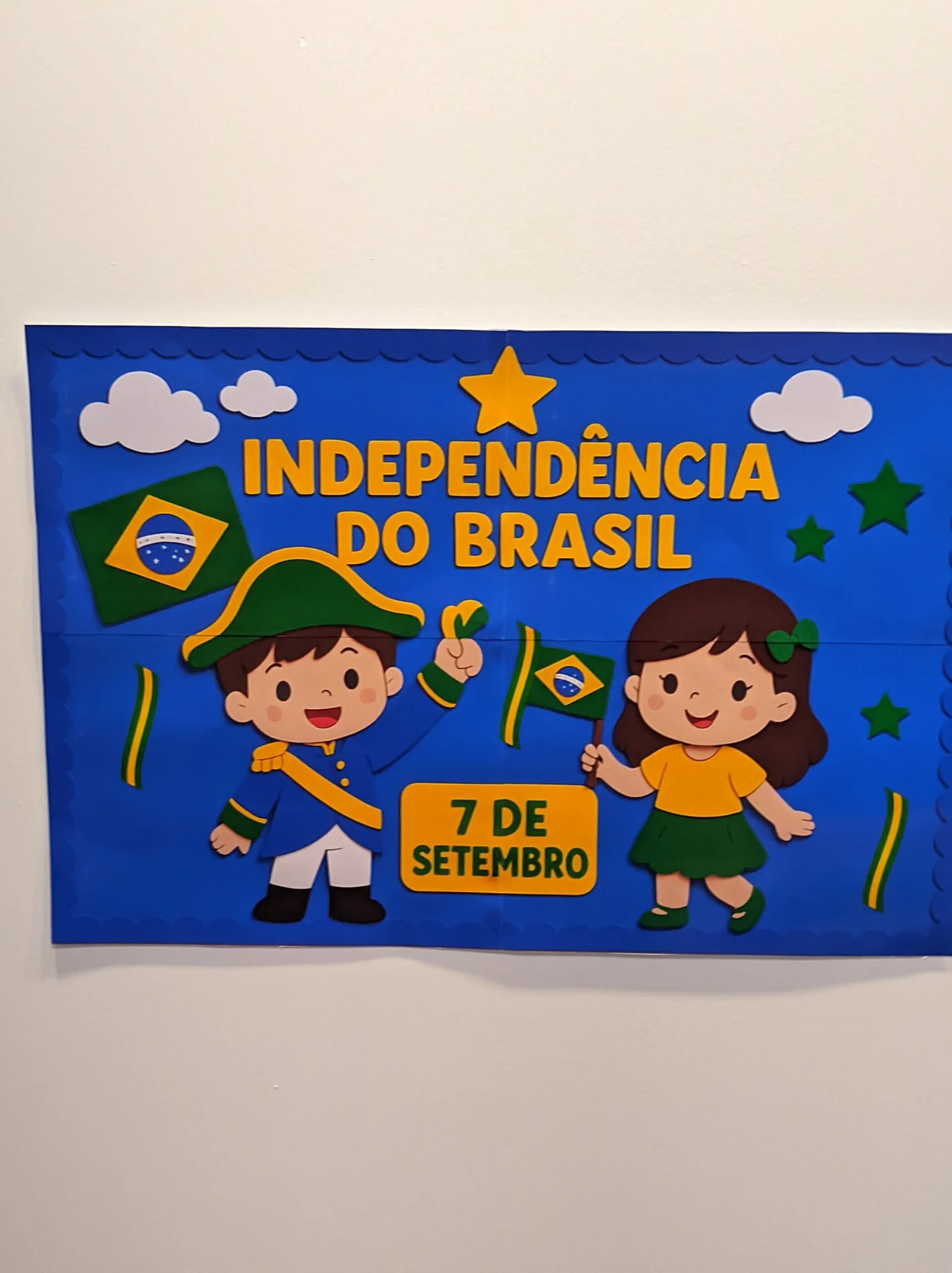 Painel Escolar Dia da Independência do Brasil (3 Tamanhos) — amostra 2: Deixe sua sala de aula ainda mais especial com este…
