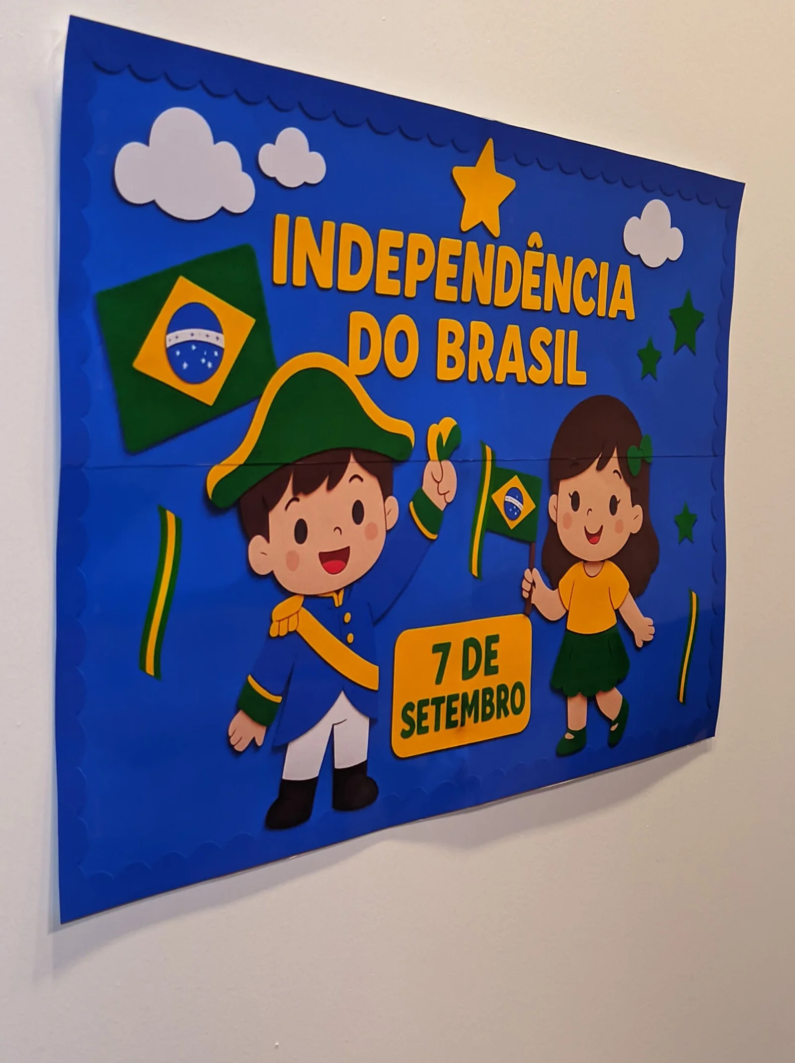 Painel Escolar Dia da Independência do Brasil (3 Tamanhos) — amostra 3: Deixe sua sala de aula ainda mais especial com este…