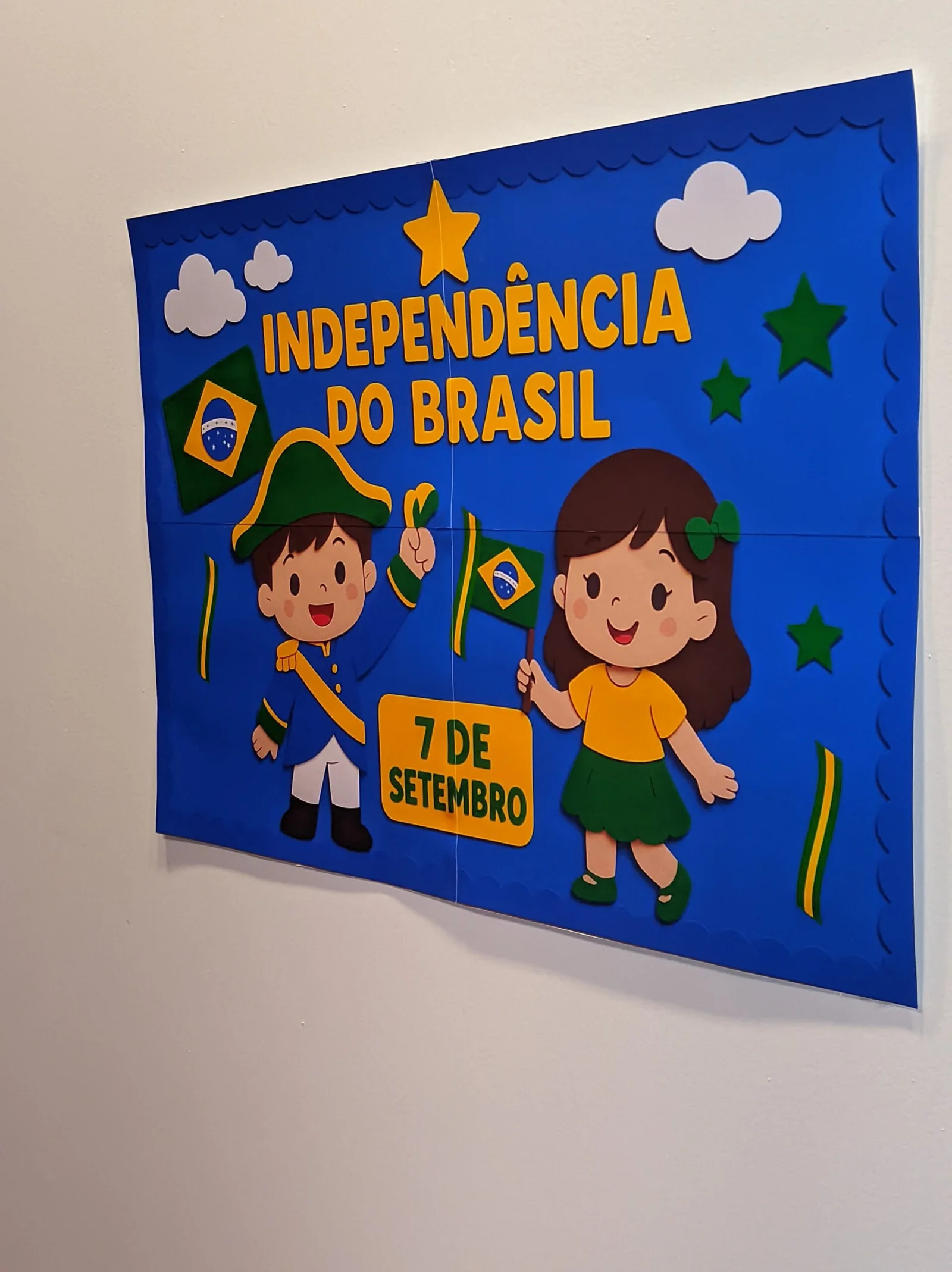 Painel Escolar Dia da Independência do Brasil (3 Tamanhos) — amostra 4: Deixe sua sala de aula ainda mais especial com este…