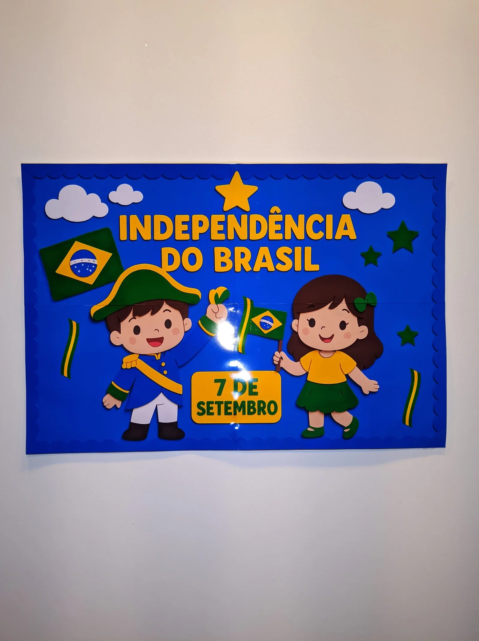 Painel Escolar Dia da Independência do Brasil (3 Tamanhos) — amostra 5: Deixe sua sala de aula ainda mais especial com este…