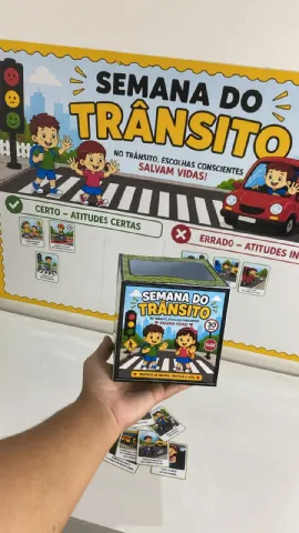 Painel Escolhas Conscientes no Trânsito - Semana do Trânsito — amostra 2: Um recurso lúdico, visual e interativo para…