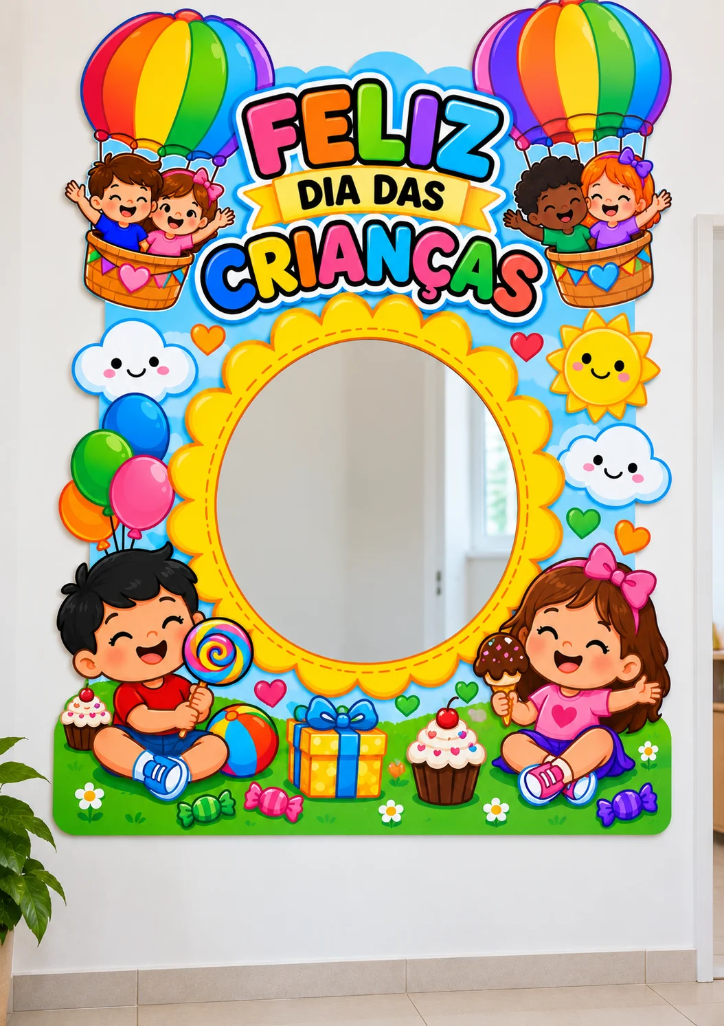 Painel espelho – Feliz Dia Das Crianças — amostra 5: 💖 Um recurso especial para transformar o ambiente em um espaço alegre… Painel espelho – Feliz Dia Das Crianças — amostra 5: 💖 Um recurso especial para transformar o ambiente em um espaço alegre…