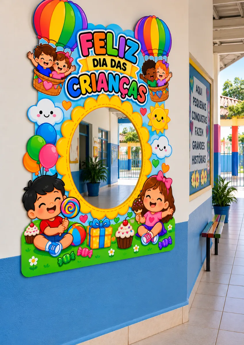 Painel Espelho – Feliz Dia das Crianças — amostra 4: ✨ IDEAL PARA