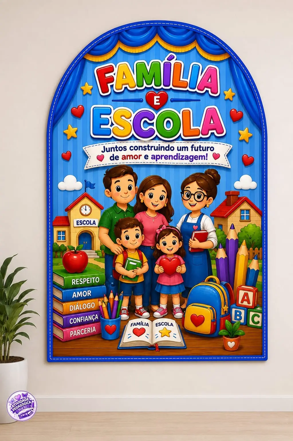 PAINEL FAMÍLIA E ESCOLA — capa do material