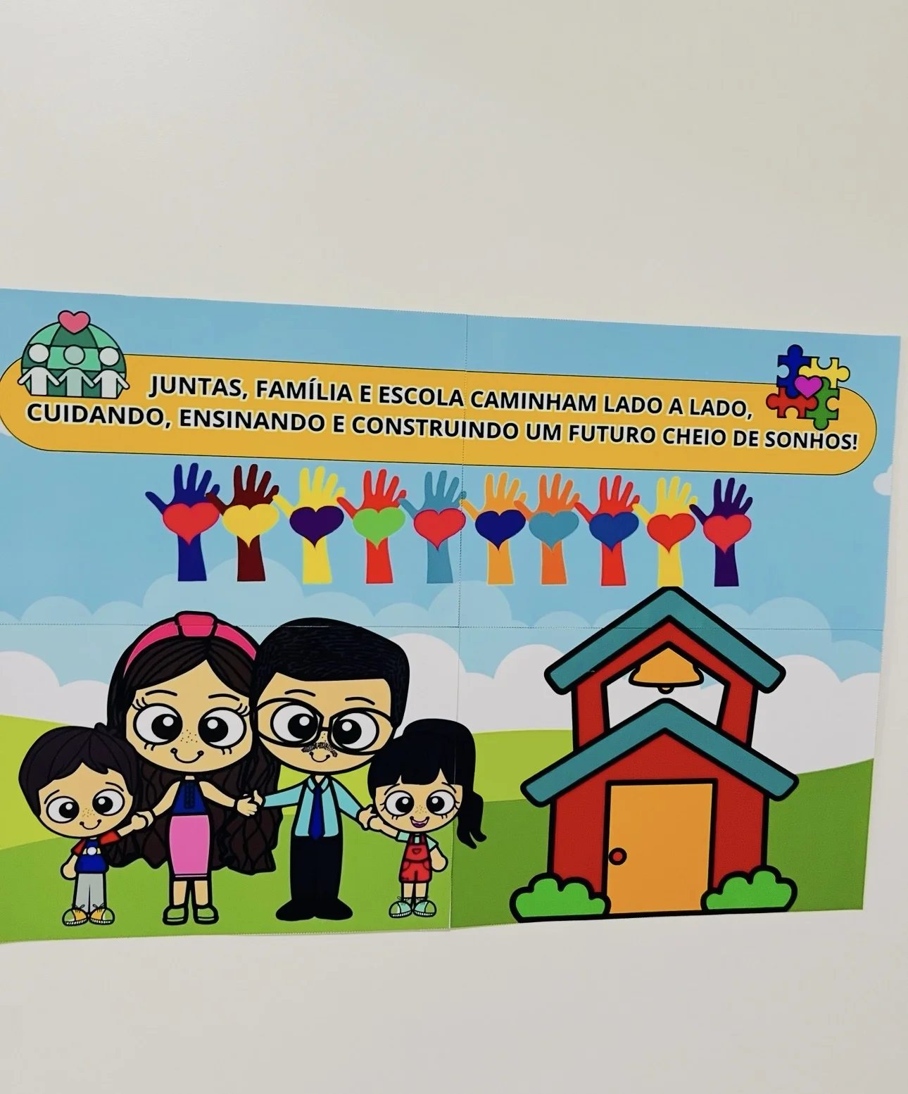 Painel família na escola — amostra 1: Painel família na escola Transforme o Dia da Família em um momento inesquecível com o…