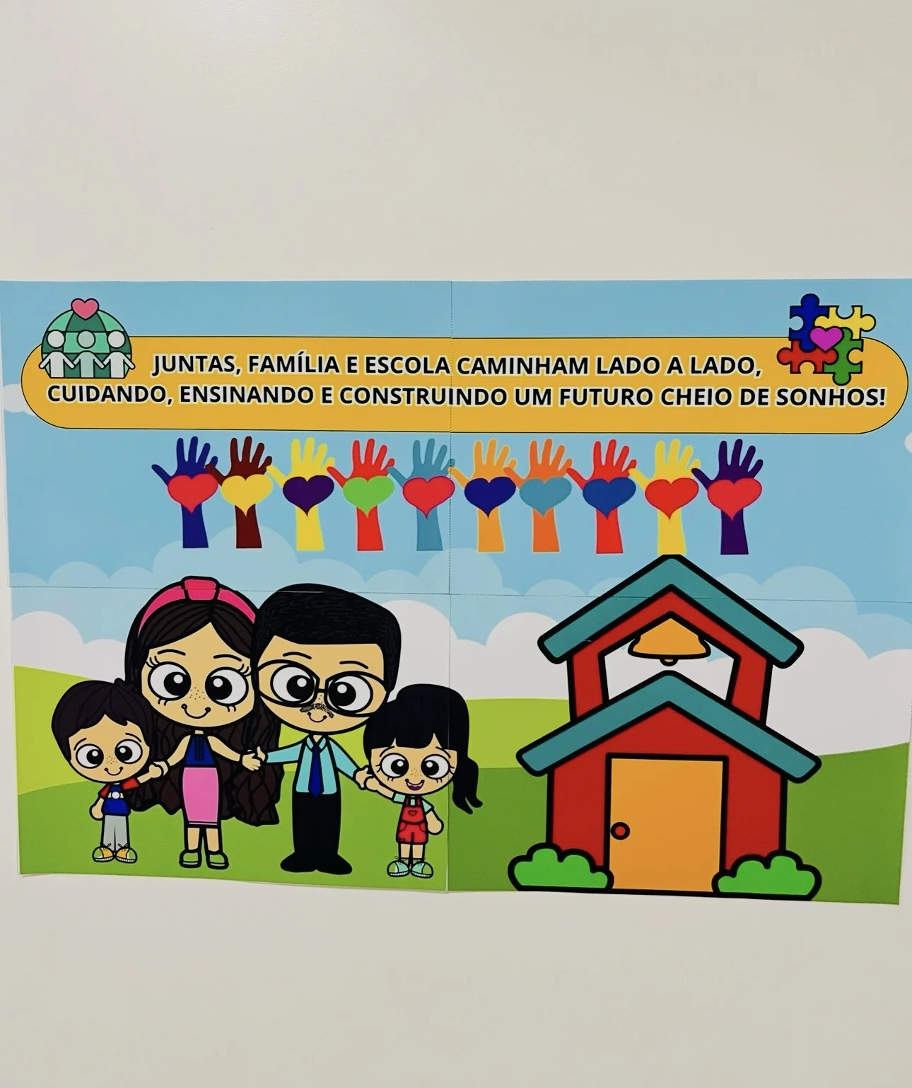 Painel família na escola — amostra 2: Painel família na escola Transforme o Dia da Família em um momento inesquecível com o…