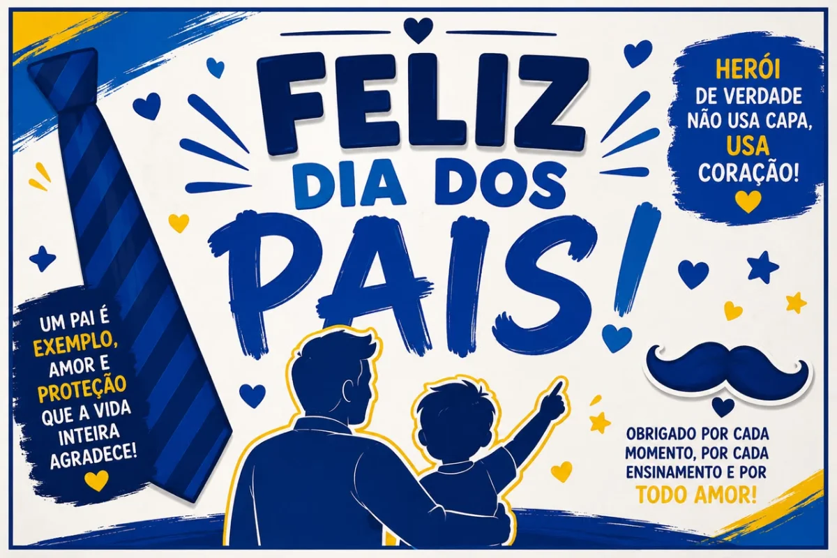 PAINEL FELIZ DIA DOS PAIS 2✨💙 — capa do material