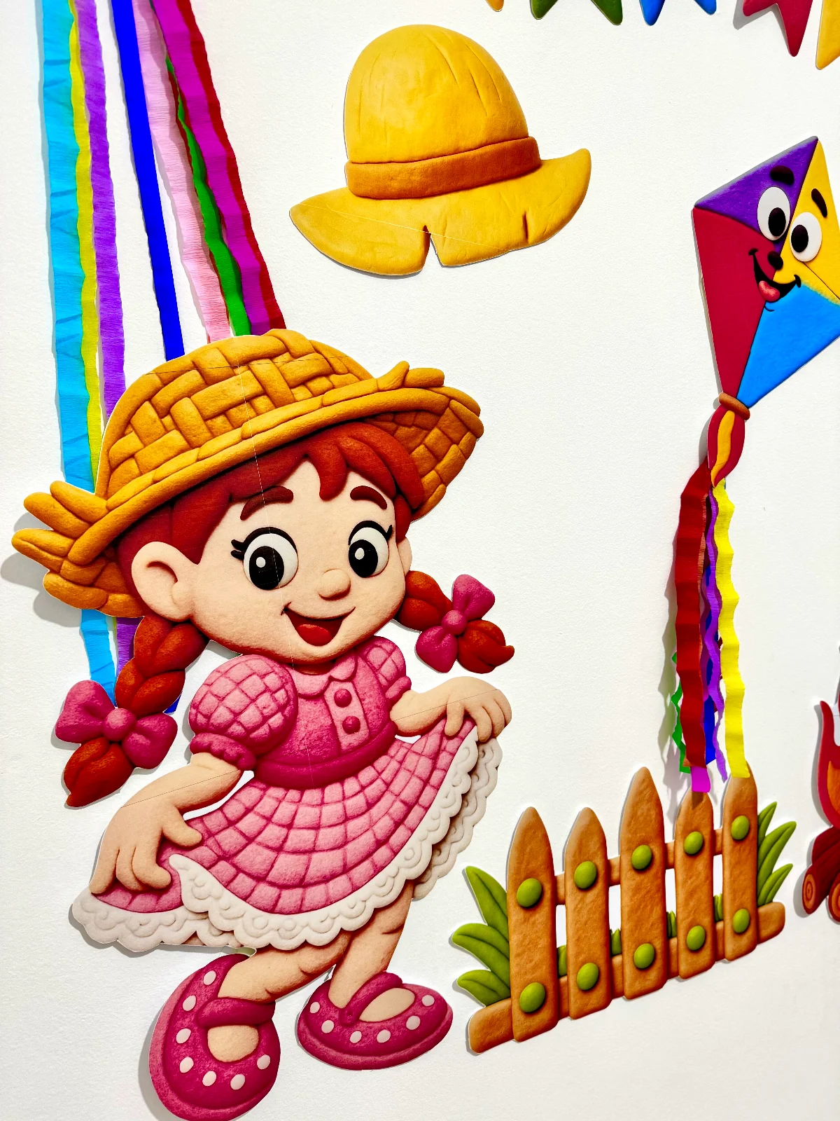 Painel Festa Junina - Decoração Escolar – PDF para Imprimir — amostra 3: Painel Festa Junina para turmas da Educação…