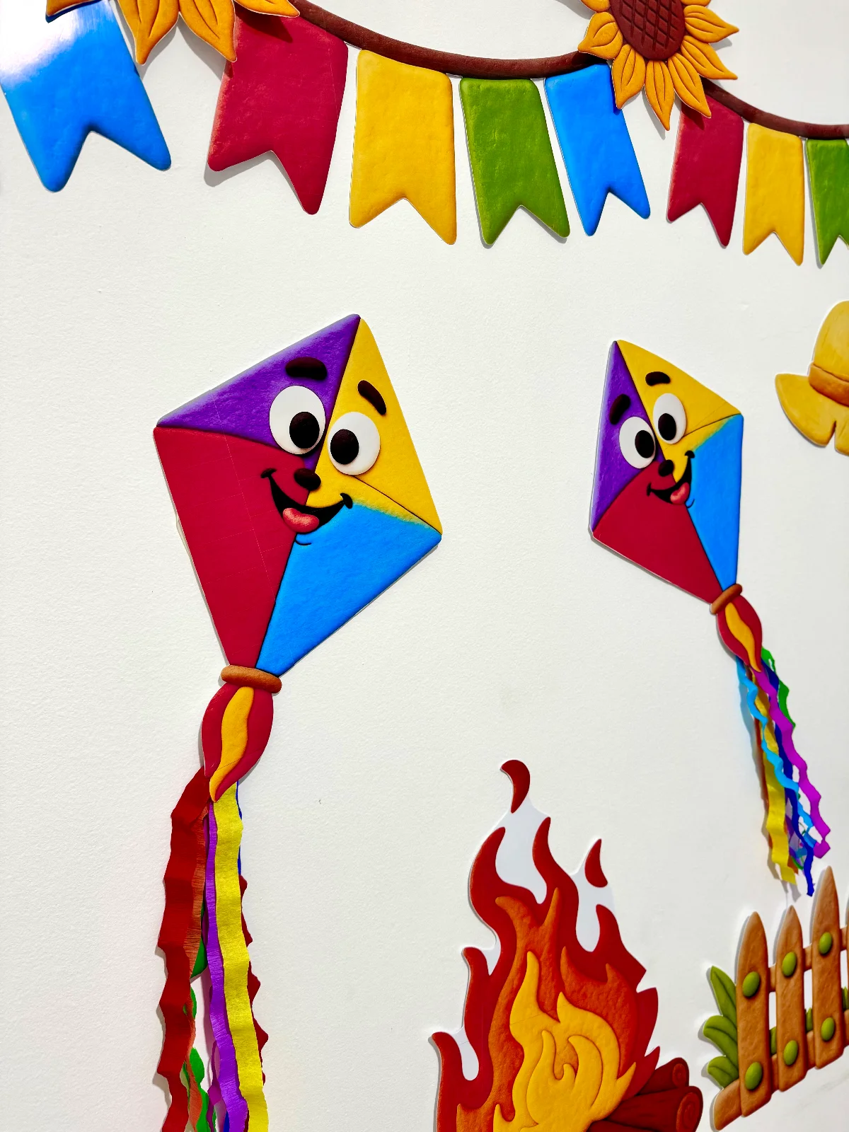 Painel Festa Junina - Decoração Escolar – PDF para Imprimir — amostra 7: Painel Festa Junina para turmas da Educação…