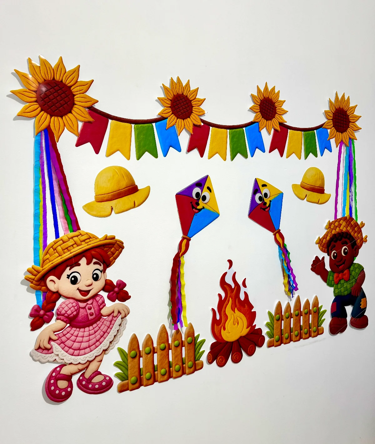 Painel Festa Junina - Decoração Escolar – PDF para Imprimir — capa do material