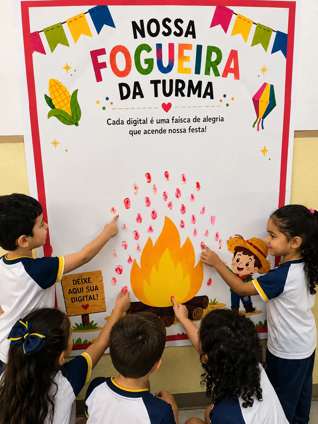 Painel Festa Junina Interativo para Imprimir — amostra 1: Uma proposta simples, mas cheia de significado