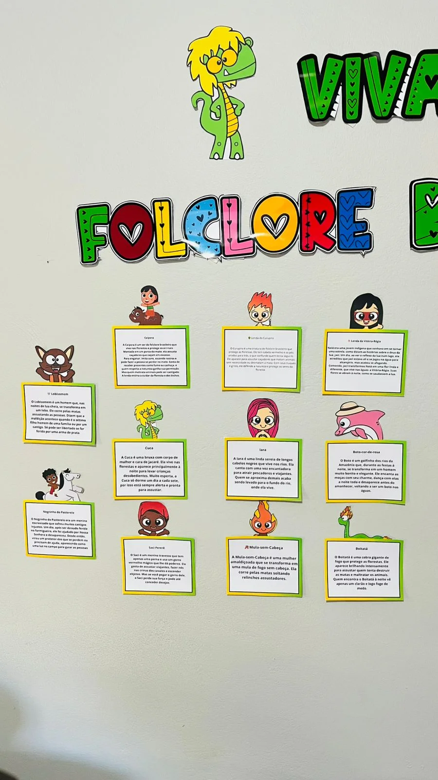 Painel folclore – Atividades para Imprimir — amostra 1: O que vem no material
