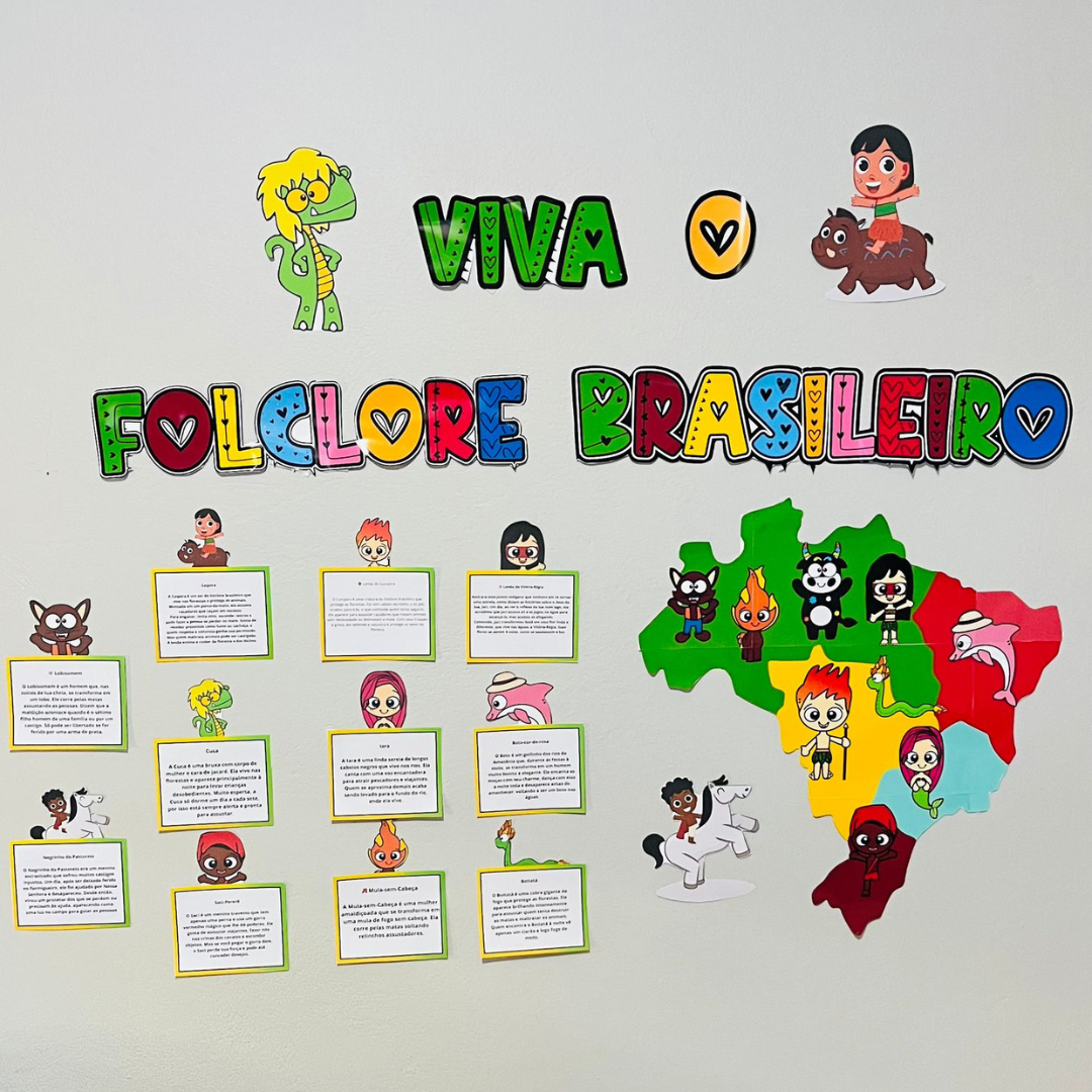 Painel folclore brasileiro – PDF para Imprimir | Educação Infantil — capa do material