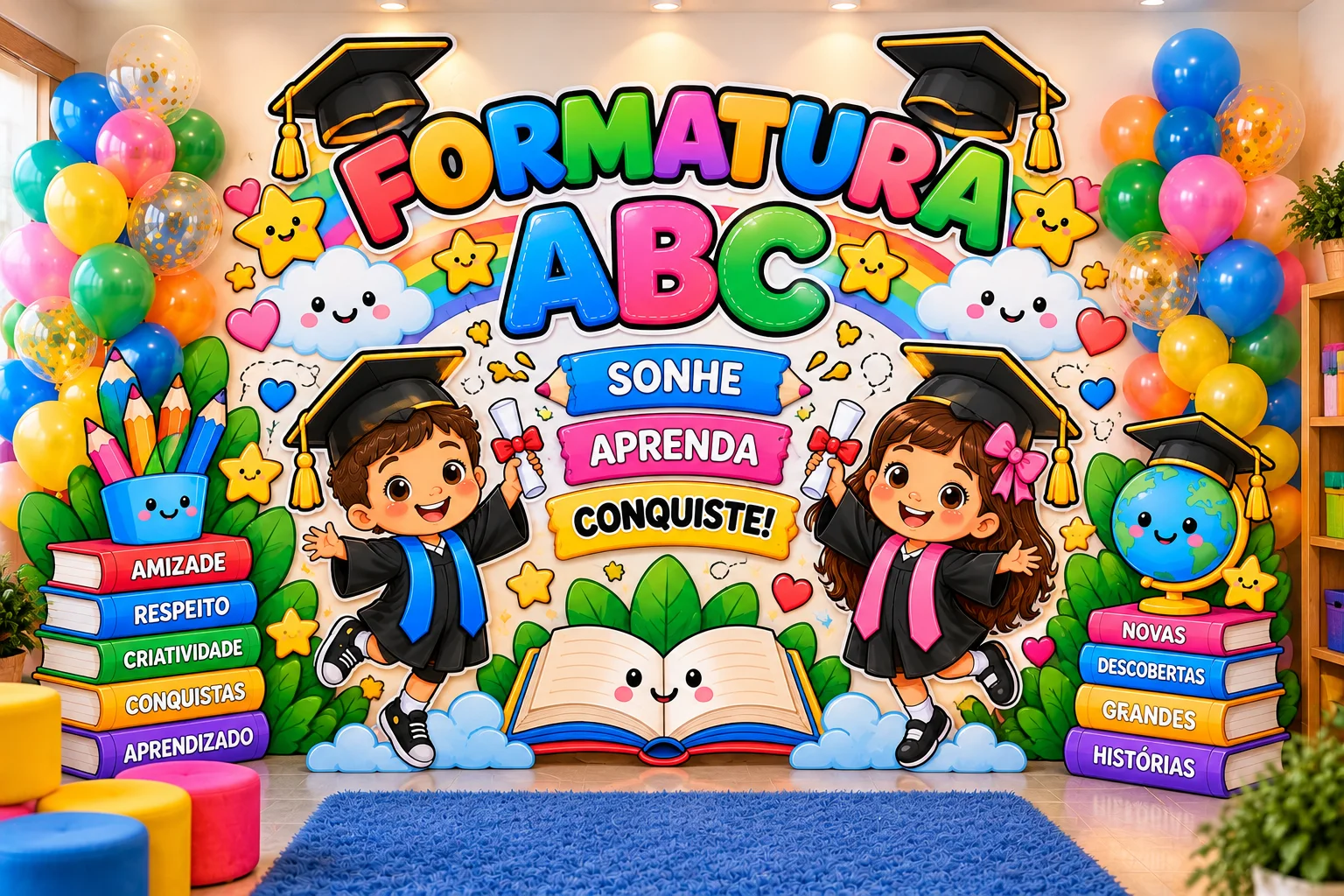 Painel Gigante Formatura – Sonhe, Aprenda, Conquiste! PDF — amostra 3: 🌟 POR QUE ESCOLHER ESSE PAINEL?
