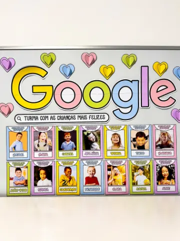 Painel Google Dia das Crianças – Decoração para Sala de Aula — capa do material