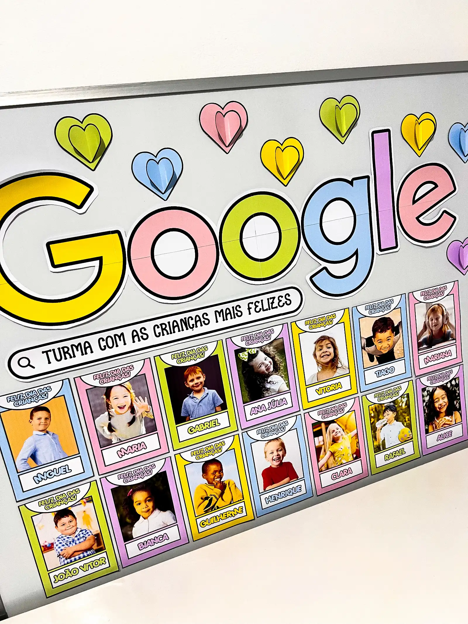 Painel Google Dia das Crianças – PDF para Imprimir — amostra 1: O que vem no material