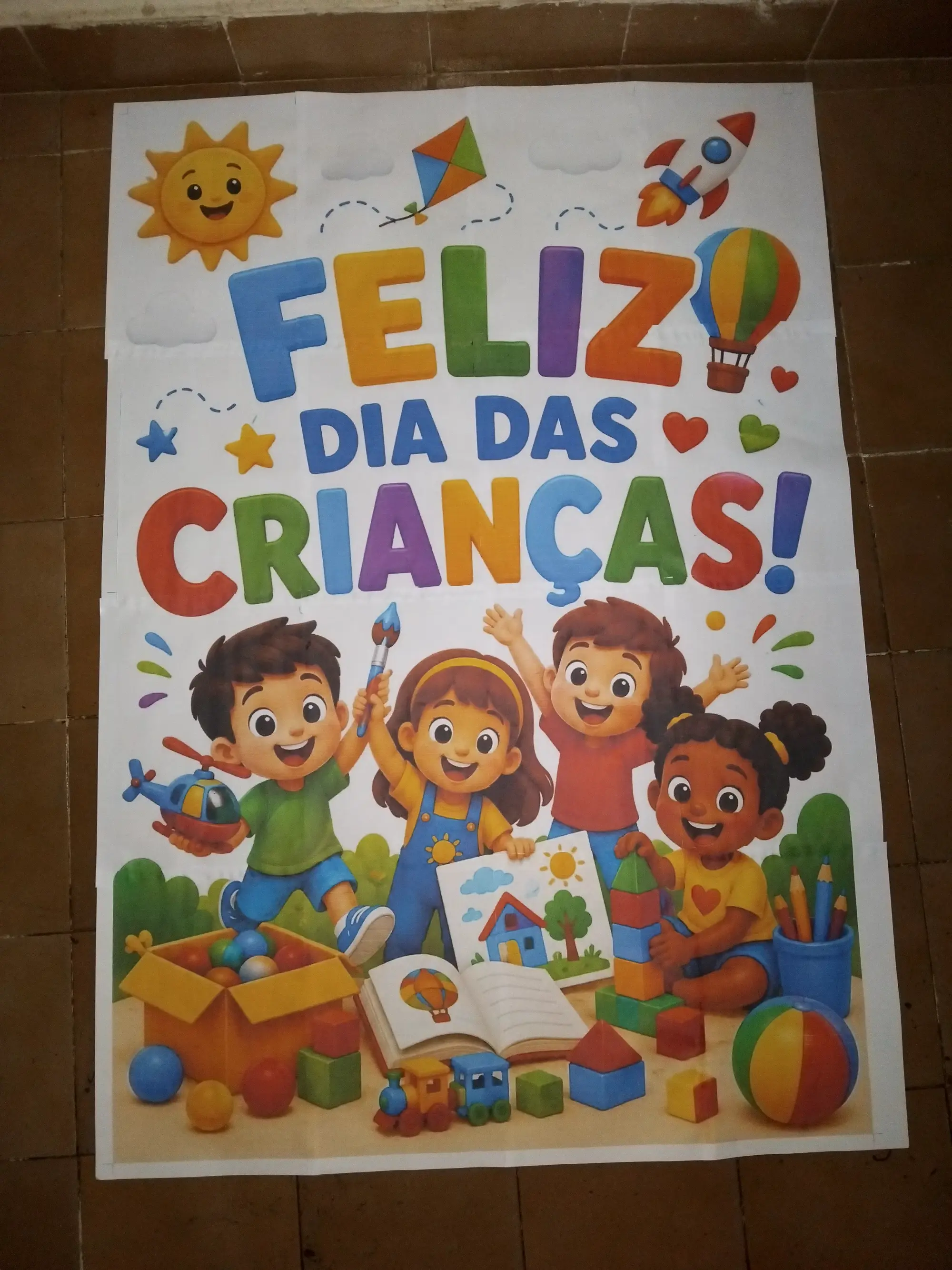 🌈 Painel Grande 16 folhas a4 – Dia das Crianças 🧸🎈 (cópia) — amostra 4: 🌈 Painel Grande 16 folhas a4 – Dia das Crianças…