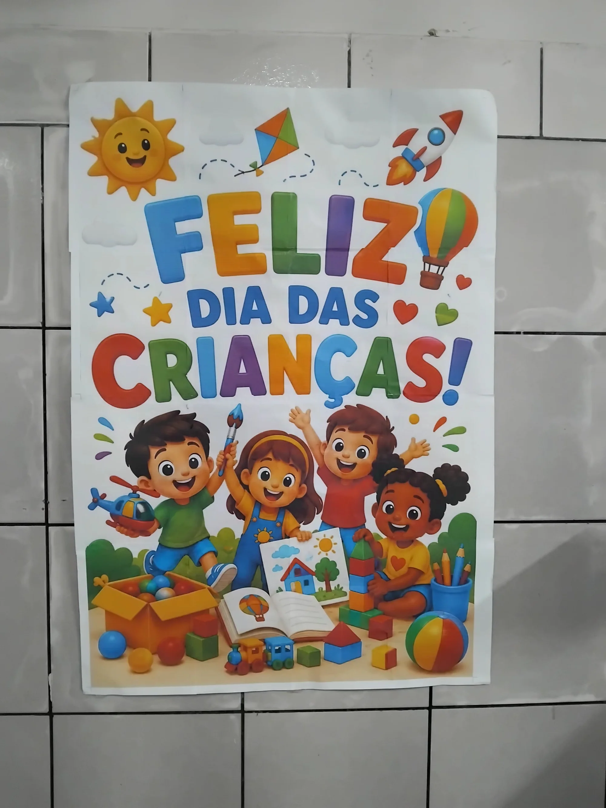 🌈 Painel Grande 16 folhas a4 – Dia das Crianças 🧸🎈 (cópia) — capa do material