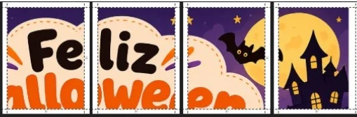 PAINEL HALLOWEEN DIA DAS BRUXAS PRONTO PARA IMPRIMIR PDF — amostra 3: Painel Dia das bruxas Halloween pronto para imprimir:…