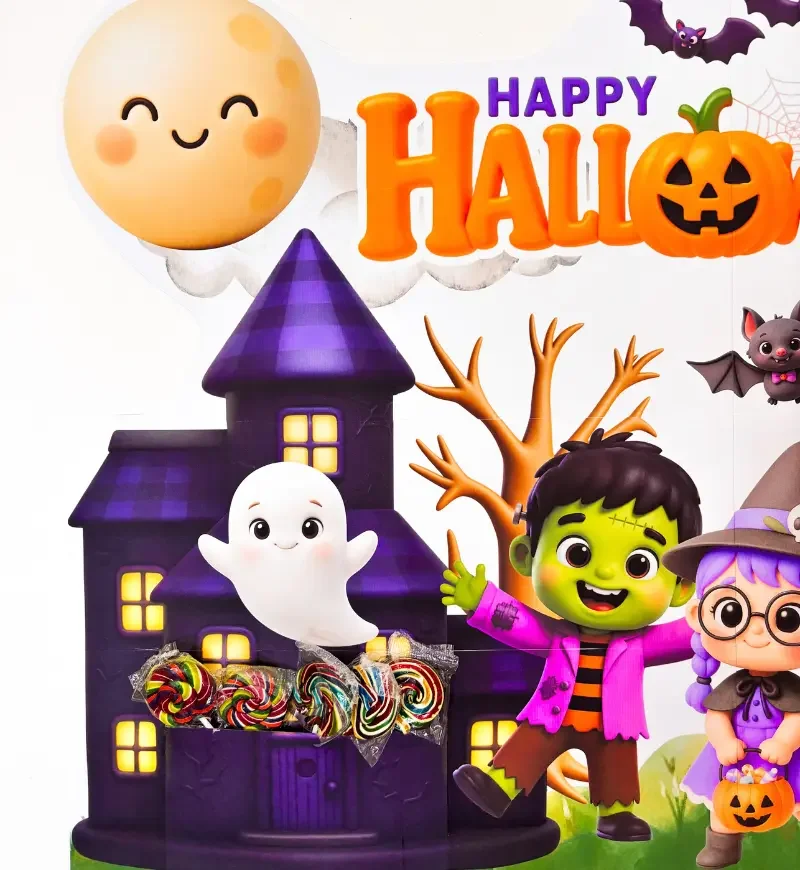 Painel Happy Halloween em PDF | Decoração Escolar — amostra 2: Painel Happy Halloween em PDF para decorar a escola e criar…