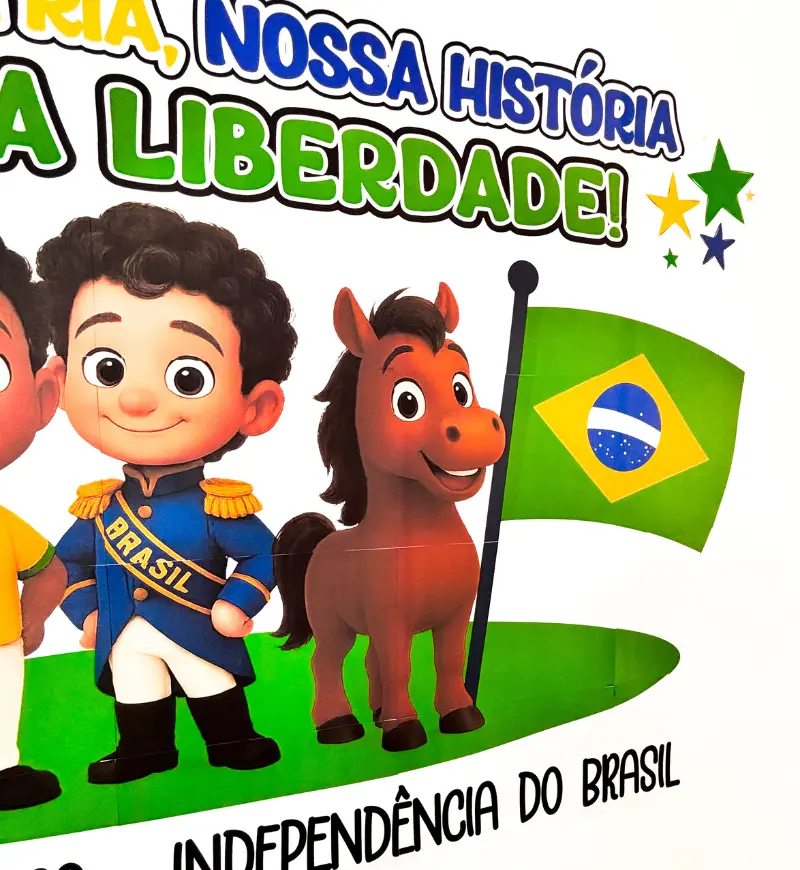 Painel Independência do Brasil: Nossa Pátria para Imprimir — amostra 4: Para quem é indicado
