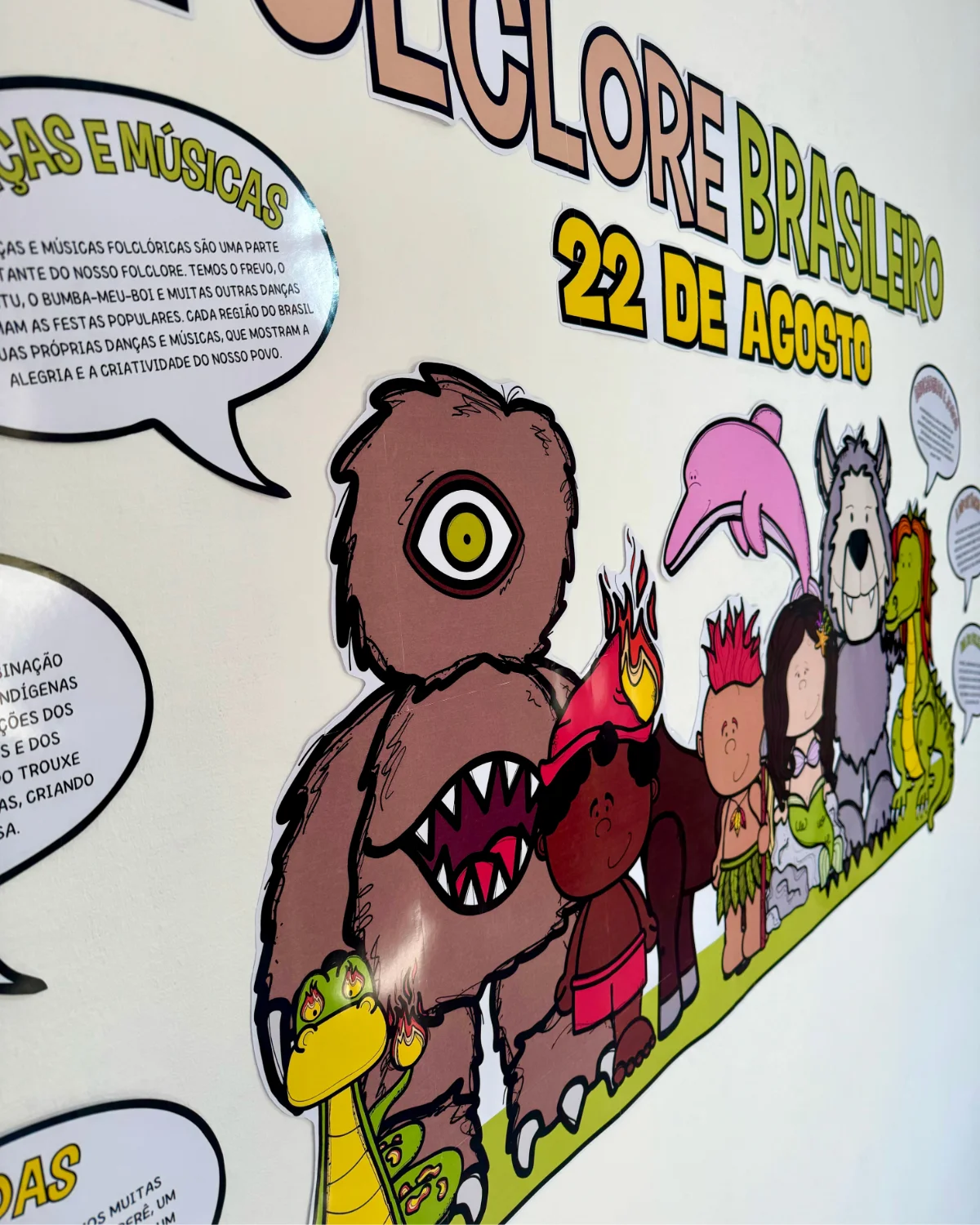 Painel Informativo – Folclore Brasileiro — amostra 4: Leve mais conhecimento, cultura e encanto para a sua sala de aula com…