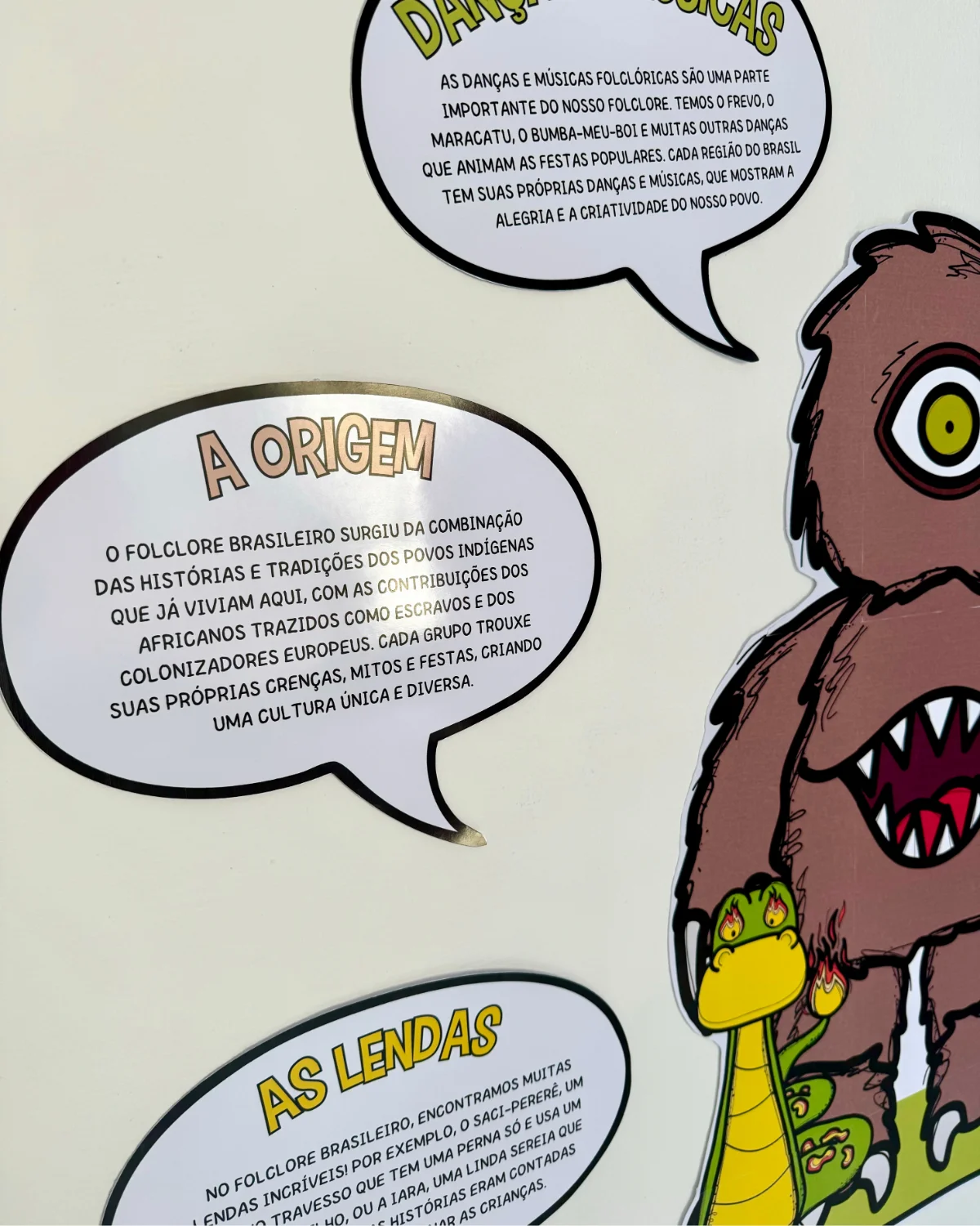 Painel Informativo – Folclore Brasileiro — amostra 6: Leve mais conhecimento, cultura e encanto para a sua sala de aula com…