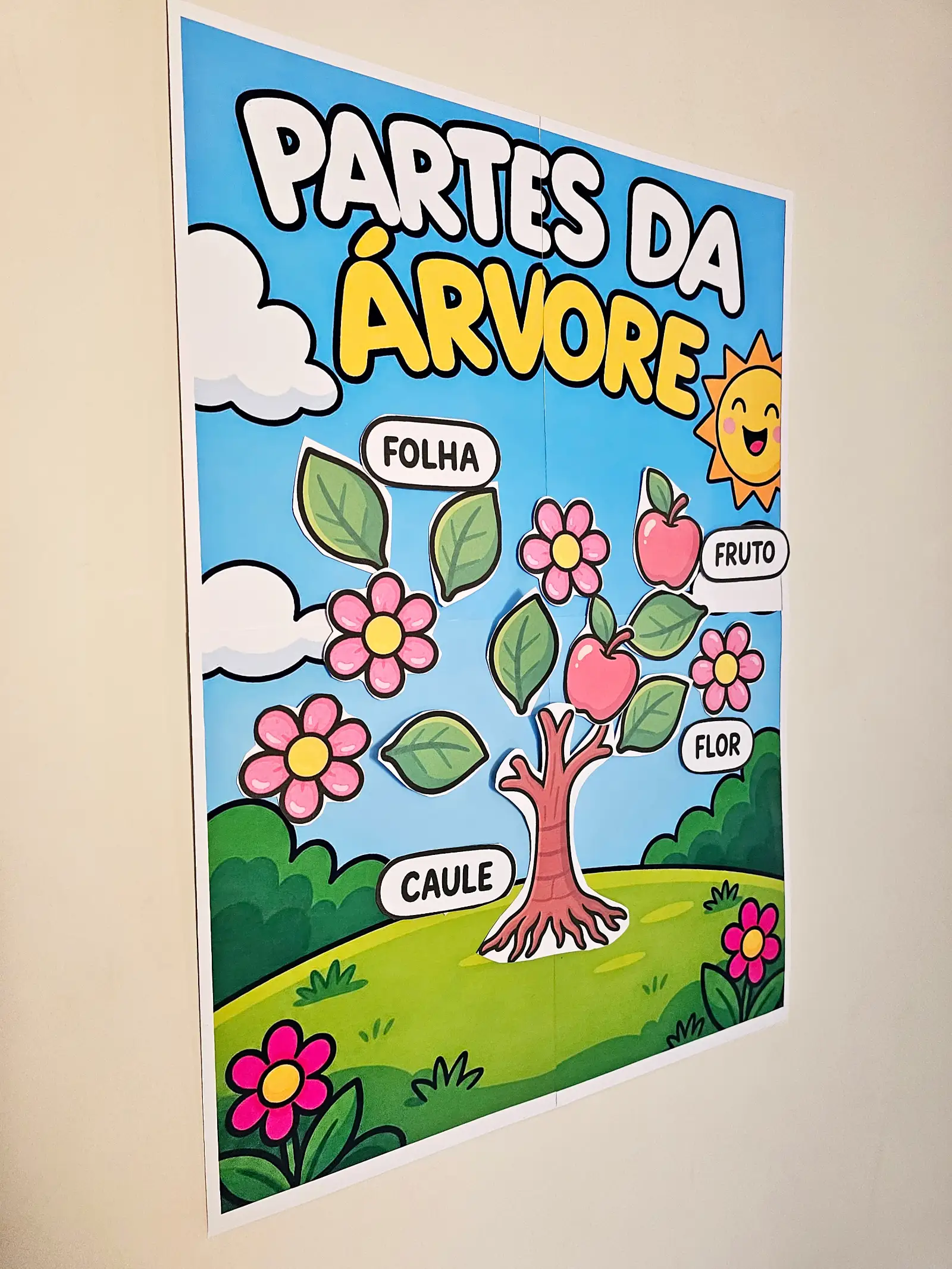 Painel Interativo As Partes da Árvore - Em pdf ampliado — amostra 3: Painel As Partes da Árvore em PDF