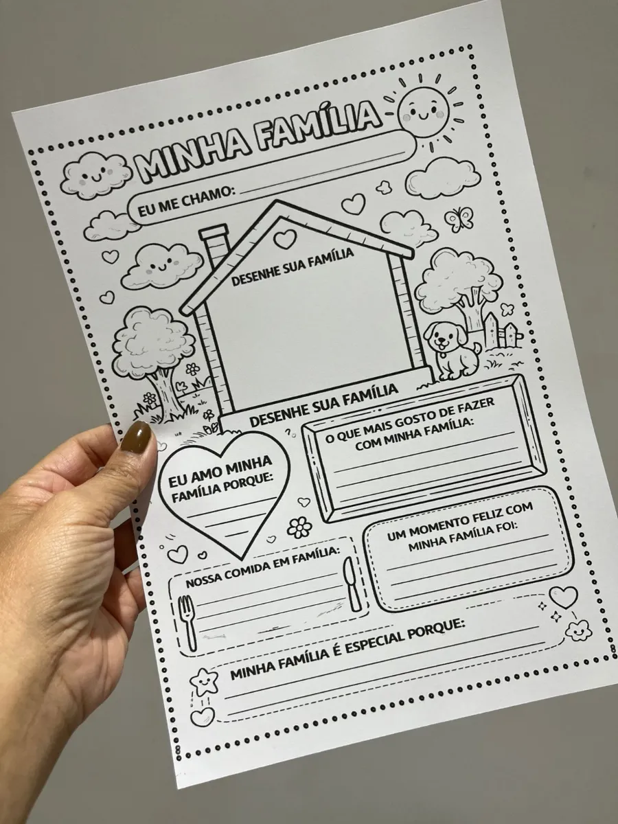 Painel Interativo + Atividades Dia da Família — amostra 3: Crie um cantinho acolhedor na sua sala e fortaleça o vínculo…
