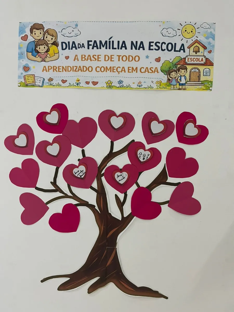 Painel Interativo + Atividades Dia da Família — amostra 5: Crie um cantinho acolhedor na sua sala e fortaleça o vínculo…