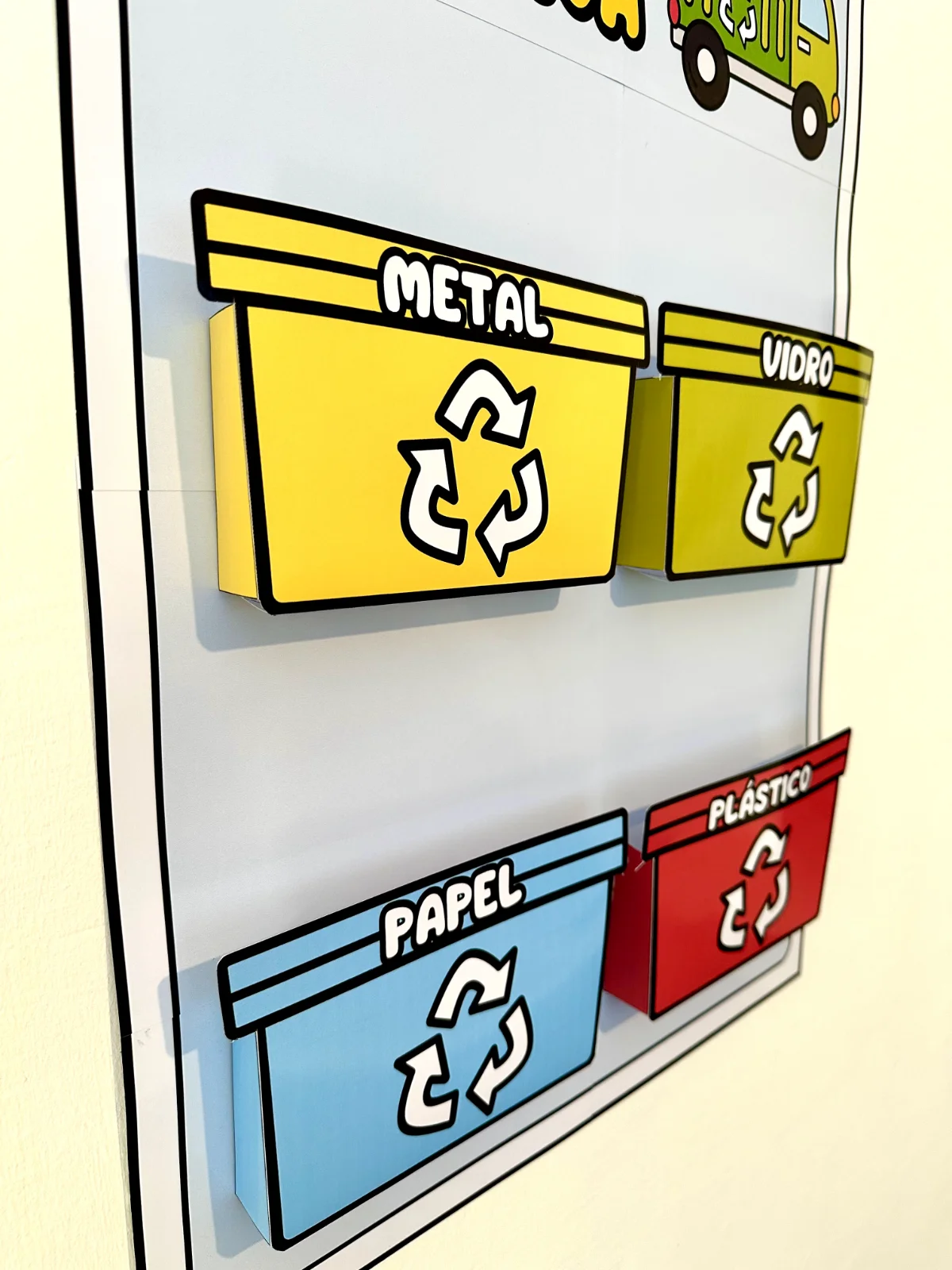 Painel interativo coleta seletiva — amostra 4: Cartaz Coleta Seletiva para trabalhar o tema Meio Ambiente com as crianças…
