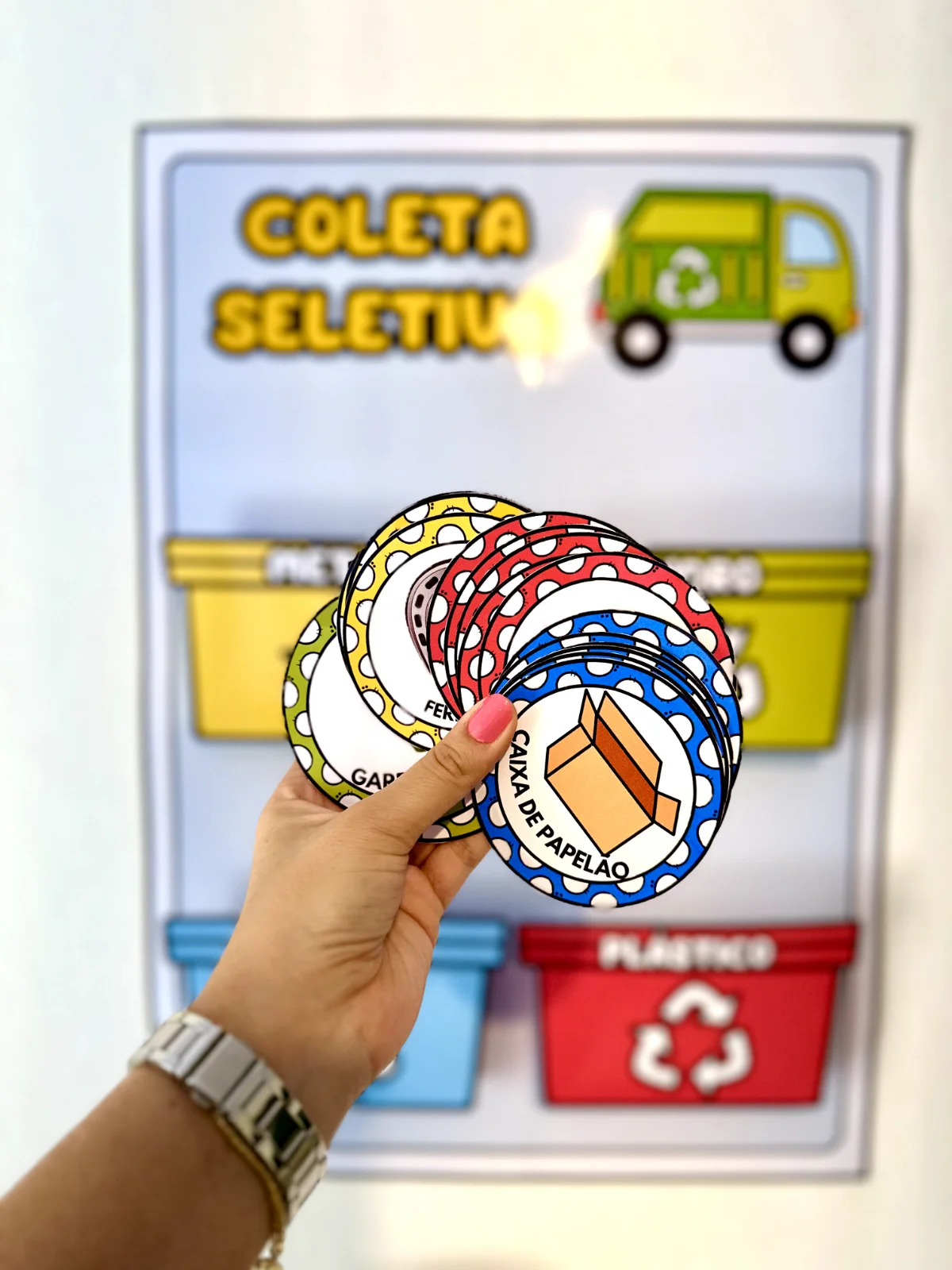 Painel interativo coleta seletiva — amostra 6: Cartaz Coleta Seletiva para trabalhar o tema Meio Ambiente com as crianças…